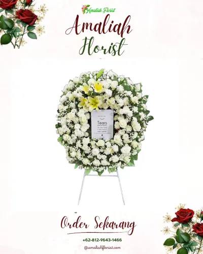Krans Bunga Duka Cita di Cibenda